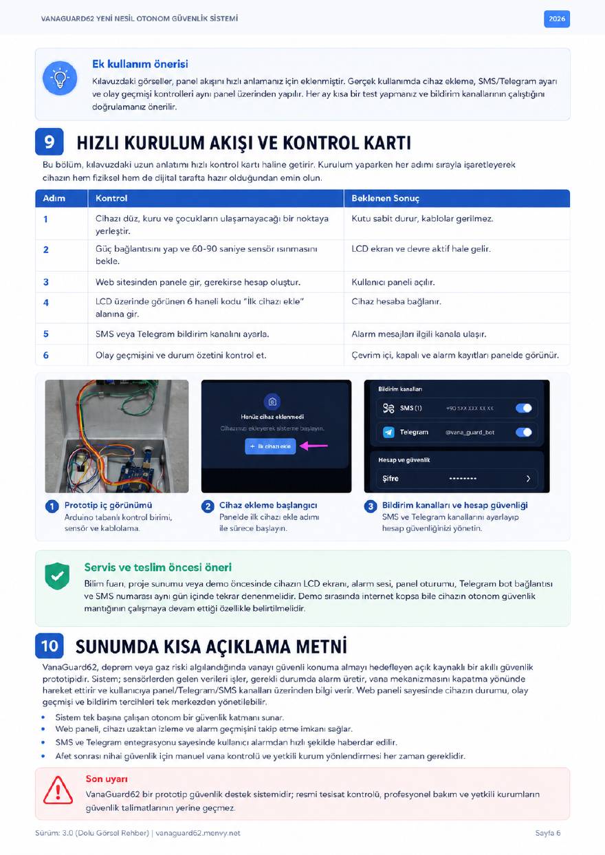 Kılavuz sayfa 6